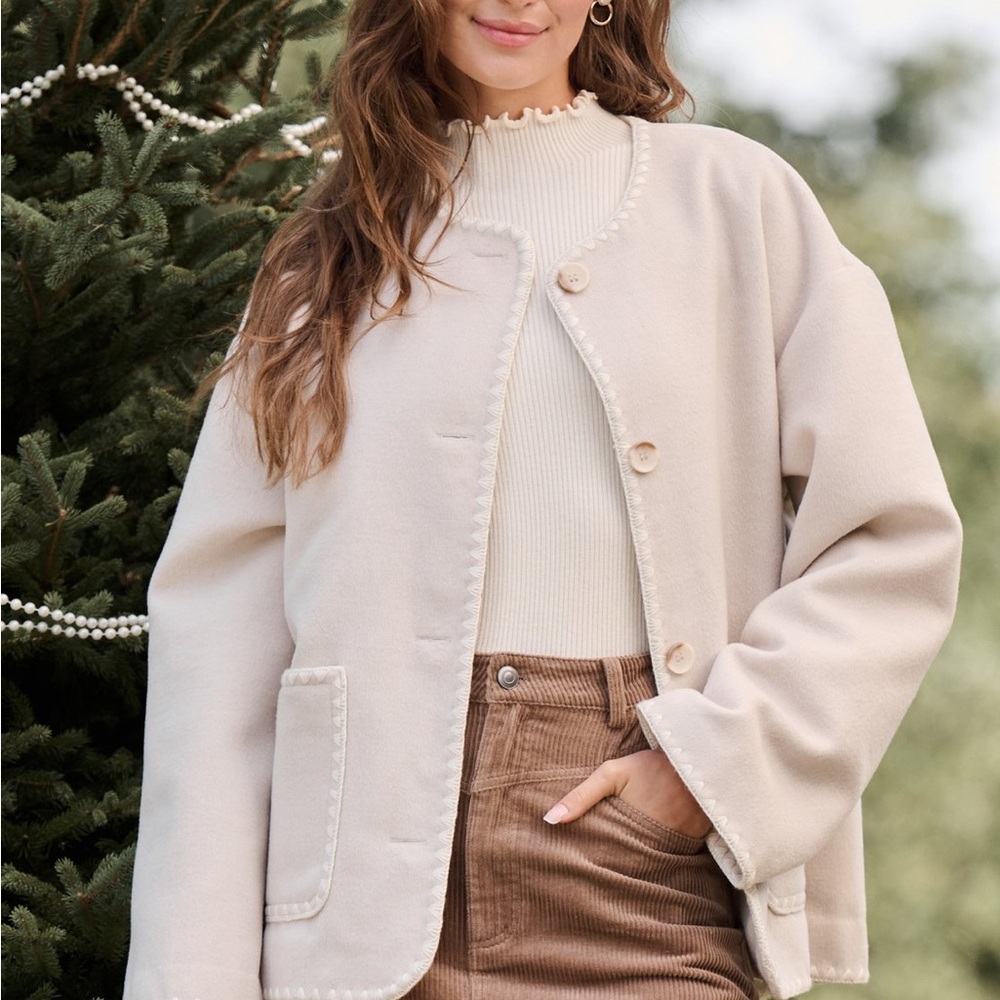 Women's Cream Spring Jacket NWT